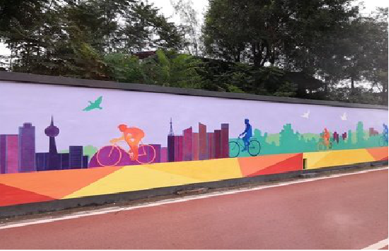 云县墙体彩绘-围墙