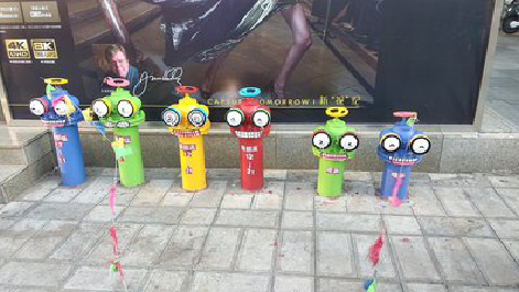 云县商业区彩绘