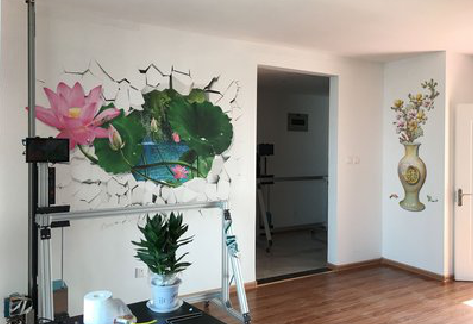 云县墙体彩绘相比墙纸的优势。