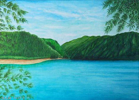 云县在墙绘中，如何绘画绿水青山？